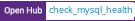 Open Hub project report for check_mysql_health