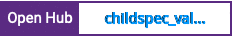 Open Hub project report for childspec_validator
