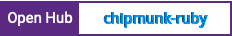Open Hub project report for chipmunk-ruby