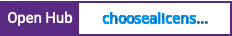 Open Hub project report for choosealicense.com