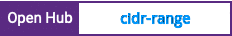Open Hub project report for cidr-range