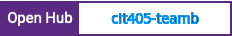 Open Hub project report for cit405-teamb
