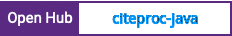Open Hub project report for citeproc-java