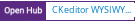 Open Hub project report for CKeditor WYSIWYG editor