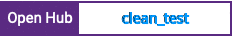Open Hub project report for clean_test