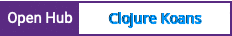 Open Hub project report for Clojure Koans