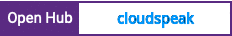 Open Hub project report for cloudspeak