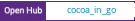 Open Hub project report for cocoa_in_go