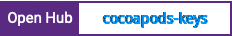 Open Hub project report for cocoapods-keys