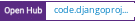 Open Hub project report for code.djangoproject.com