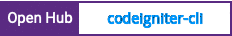 Open Hub project report for codeigniter-cli