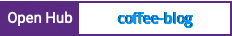 Open Hub project report for coffee-blog