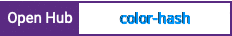 Open Hub project report for color-hash