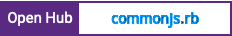 Open Hub project report for commonjs.rb