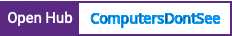 Open Hub project report for ComputersDontSee