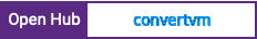 Open Hub project report for convertvm