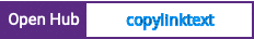 Open Hub project report for copylinktext
