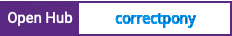 Open Hub project report for correctpony