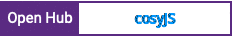 Open Hub project report for cosyJS