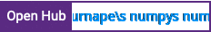 Open Hub project report for cournape's numpy