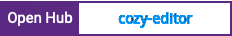 Open Hub project report for cozy-editor