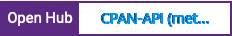Open Hub project report for CPAN-API (metacpan backend)