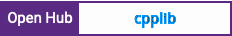 Open Hub project report for cpplib