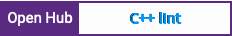 Open Hub project report for C++ lint