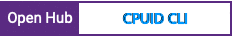 Open Hub project report for CPUID CLI
