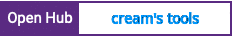 Open Hub project report for cream's tools