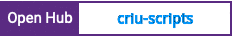 Open Hub project report for criu-scripts