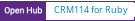Open Hub project report for CRM114 for Ruby