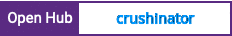 Open Hub project report for crushinator