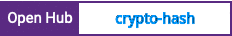 Open Hub project report for crypto-hash
