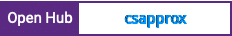 Open Hub project report for csapprox