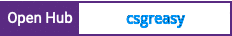 Open Hub project report for csgreasy