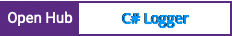 Open Hub project report for C# Logger
