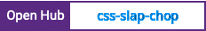 Open Hub project report for css-slap-chop