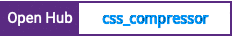 Open Hub project report for css_compressor