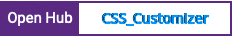 Open Hub project report for CSS_Customizer
