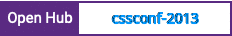 Open Hub project report for cssconf-2013
