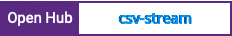 Open Hub project report for csv-stream