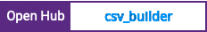 Open Hub project report for csv_builder