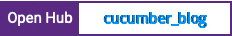 Open Hub project report for cucumber_blog