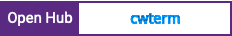 Open Hub project report for cwterm