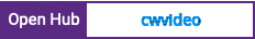Open Hub project report for cwvideo