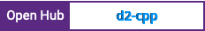 Open Hub project report for d2-cpp
