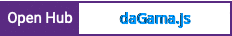 Open Hub project report for daGama.js