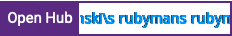 Open Hub project report for danski's rubyman