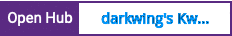 Open Hub project report for darkwing's Kwicks